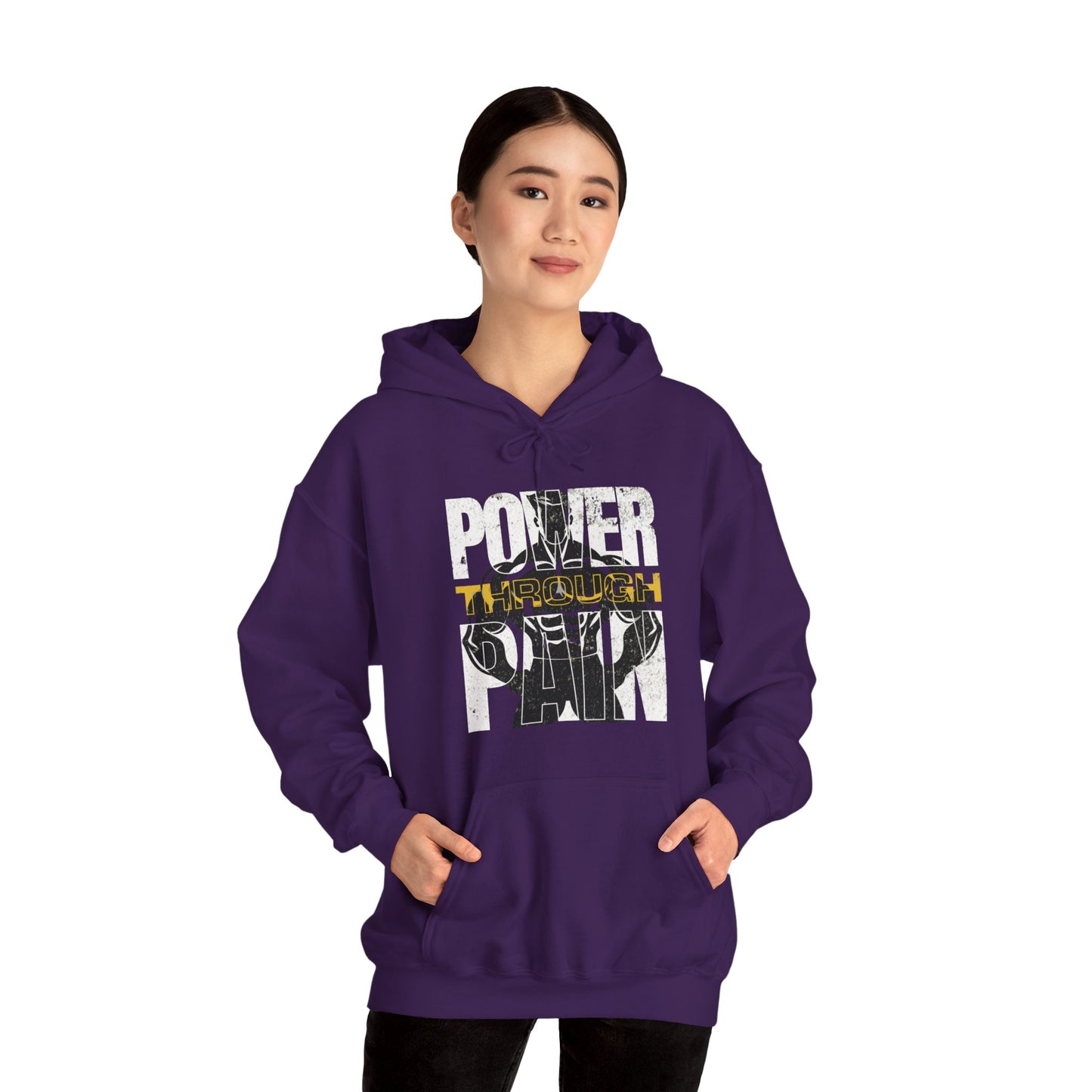 Power Through Pain Gym Hoodie
