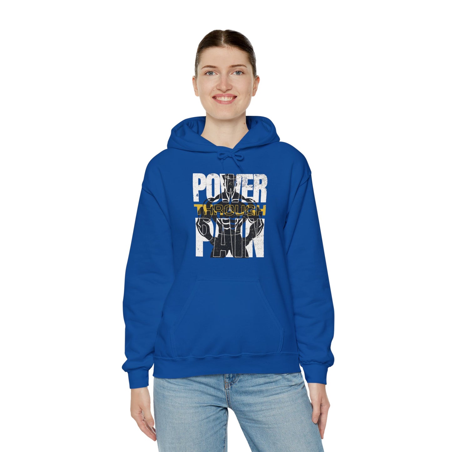 Power Through Pain Gym Hoodie