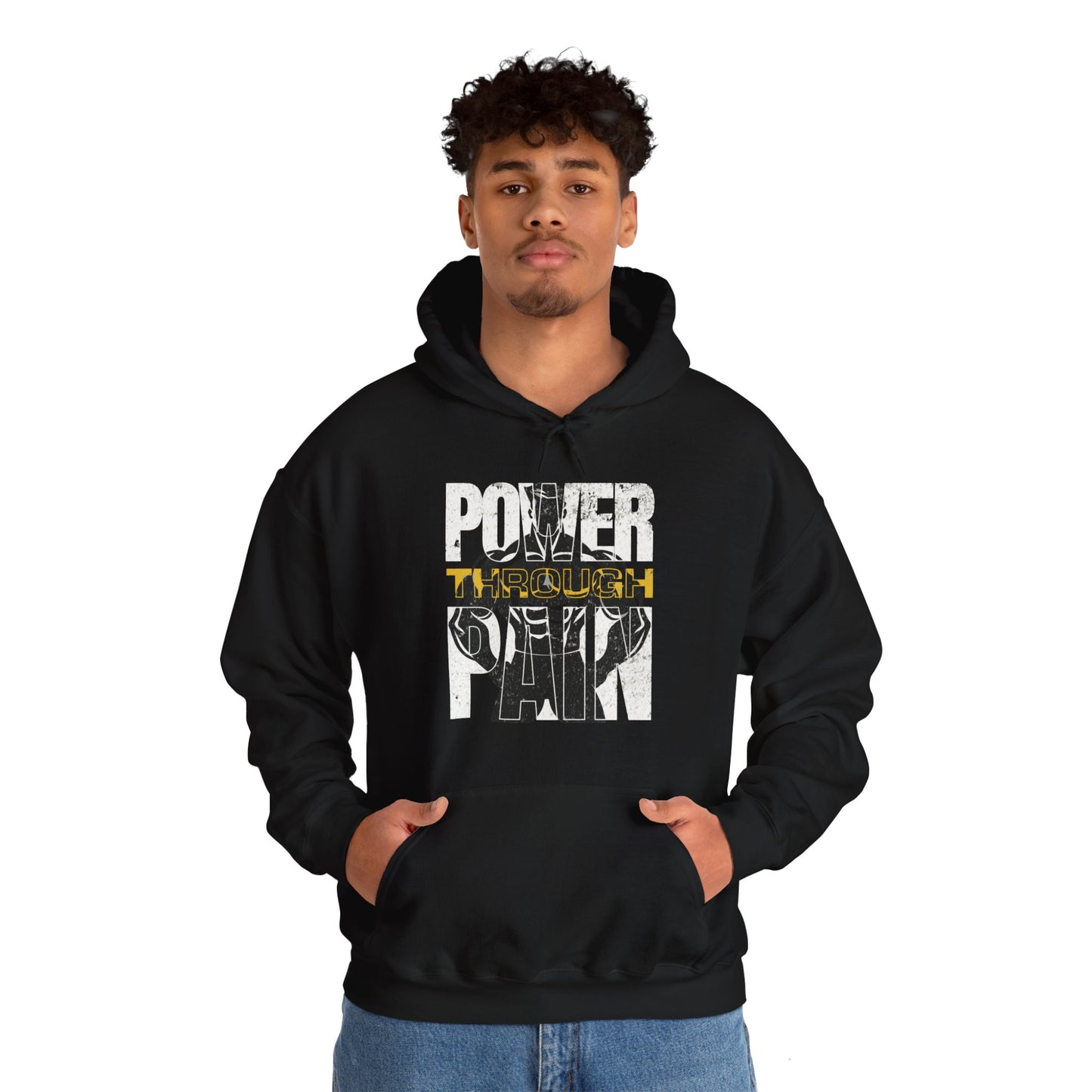 Power Through Pain Gym Hoodie