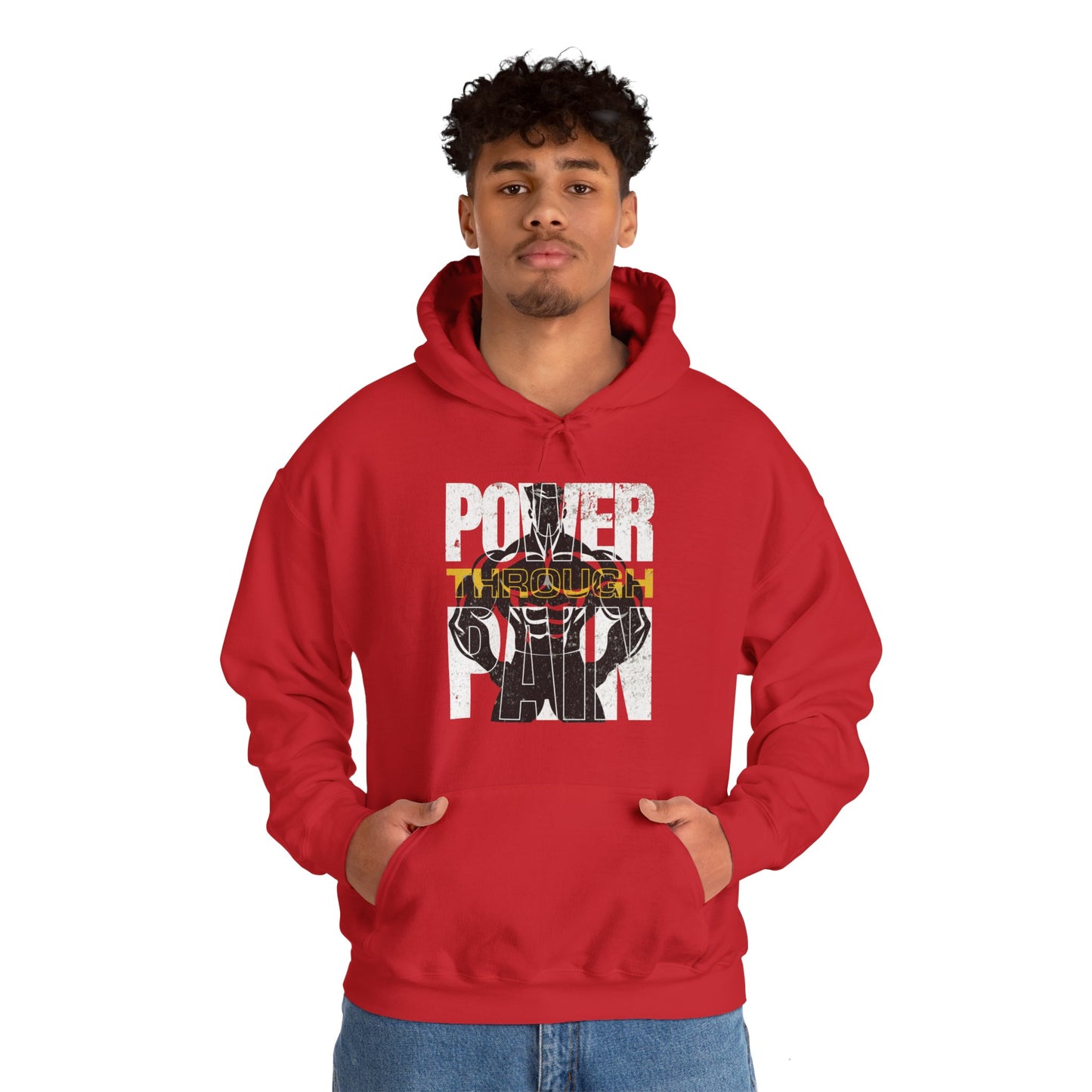 Power Through Pain Gym Hoodie