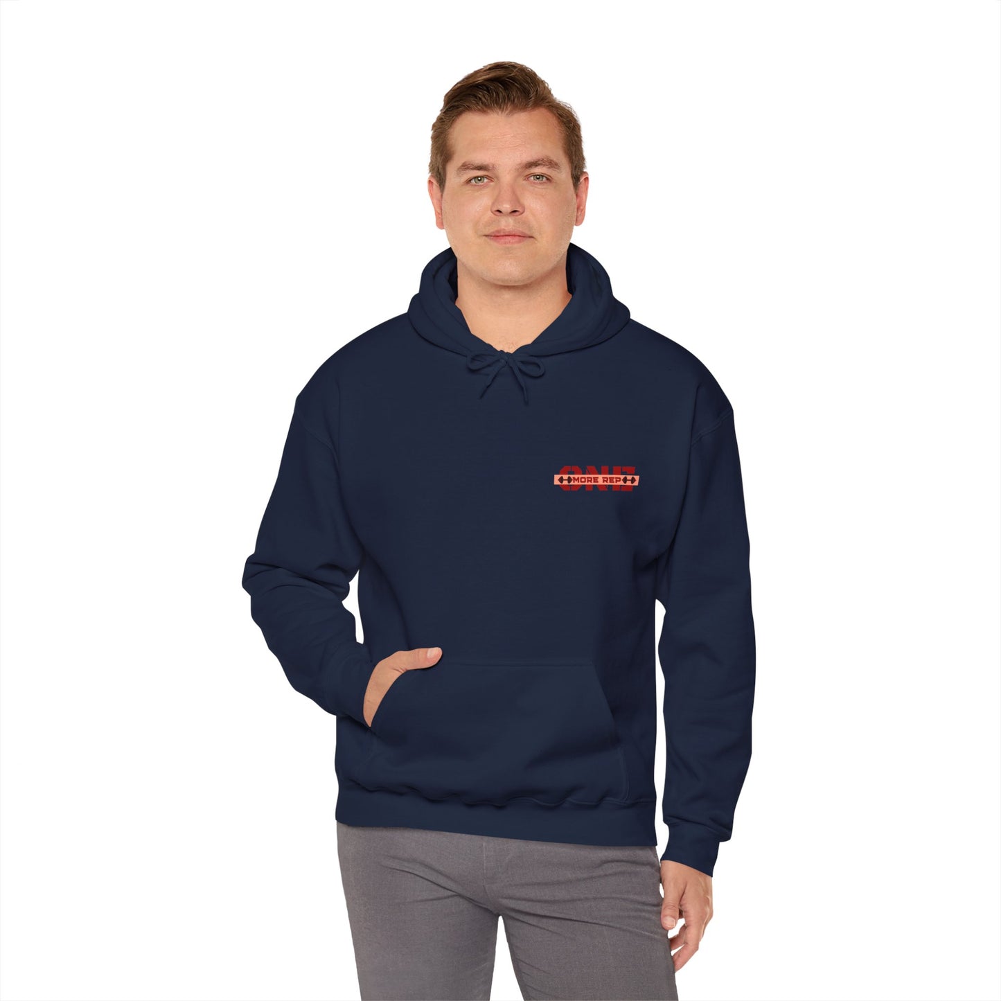 "Stronger whit every rep, One More Rep" Hoodie