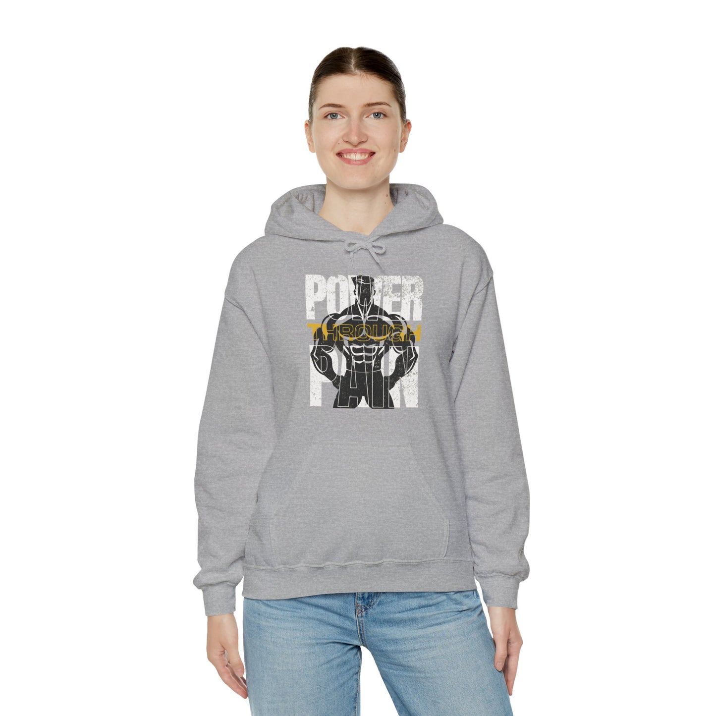 Power Through Pain Gym Hoodie