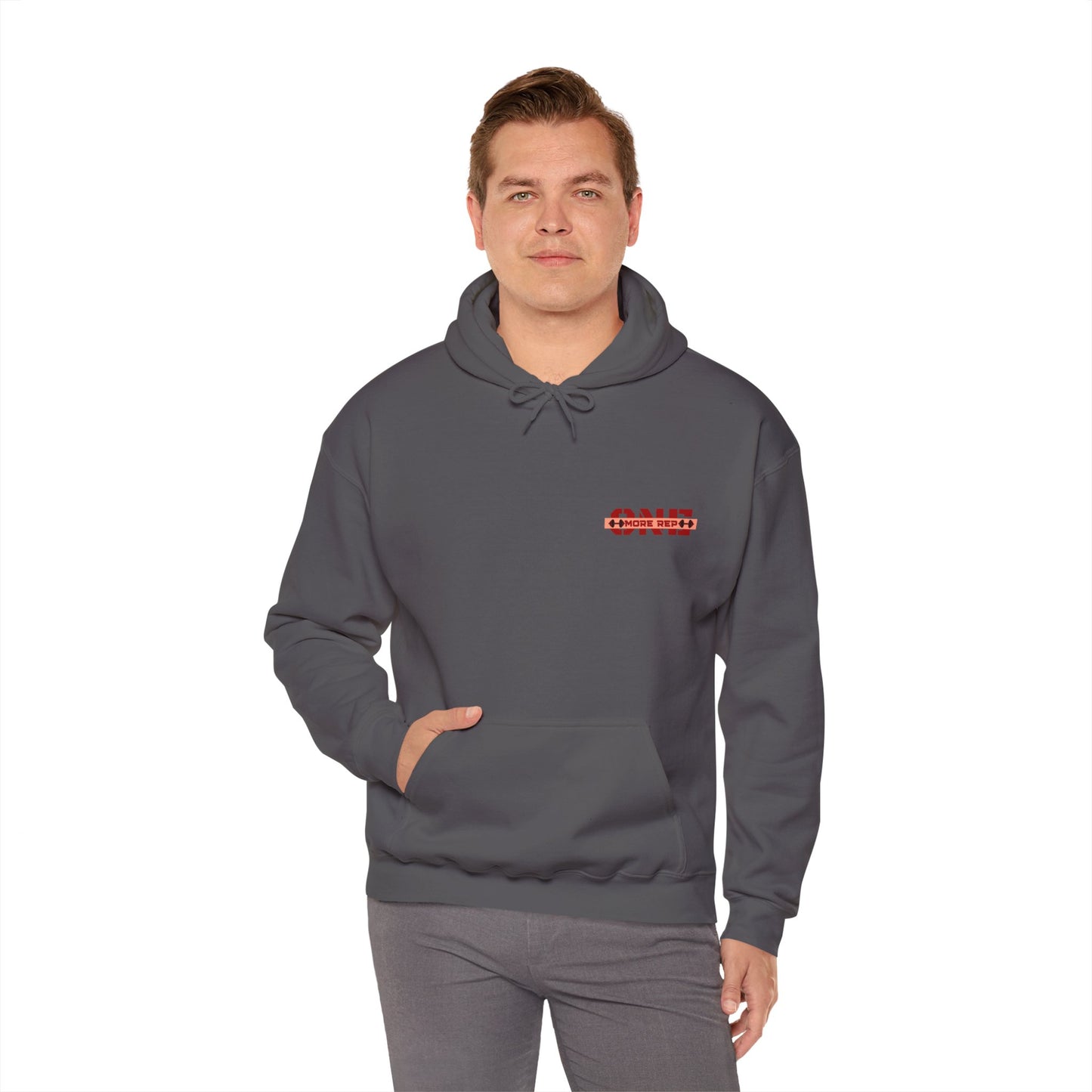 "Stronger whit every rep, One More Rep" Hoodie