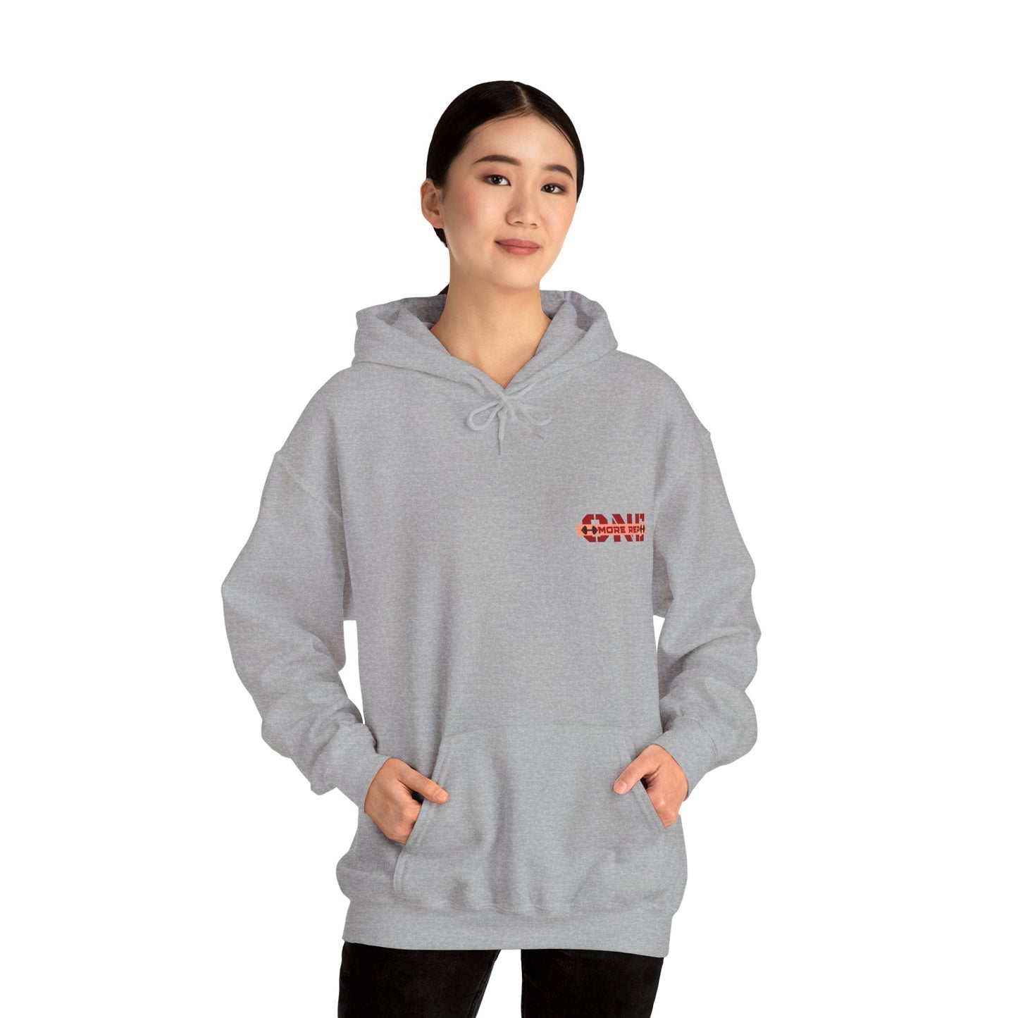 "Stronger whit every rep, One More Rep" Hoodie
