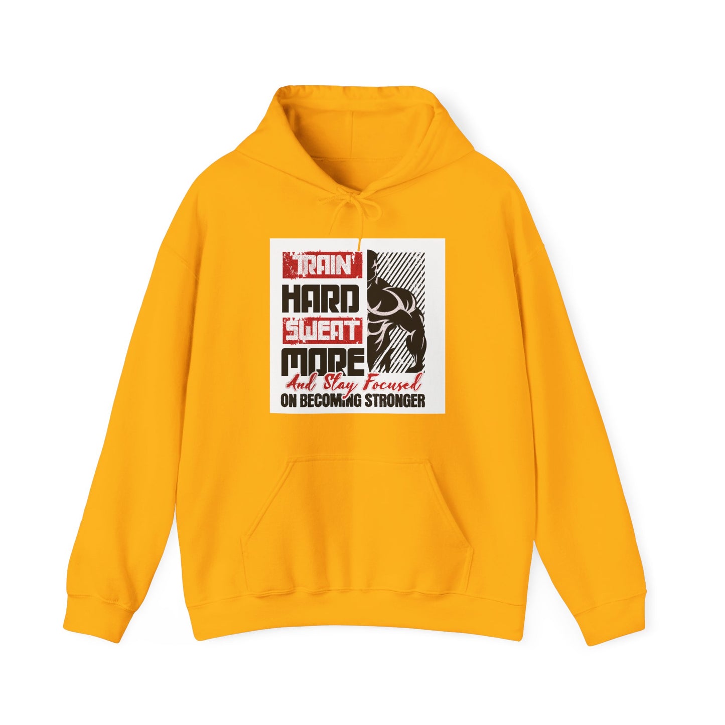 "Train Hard Sweat More" Gym Hoodie