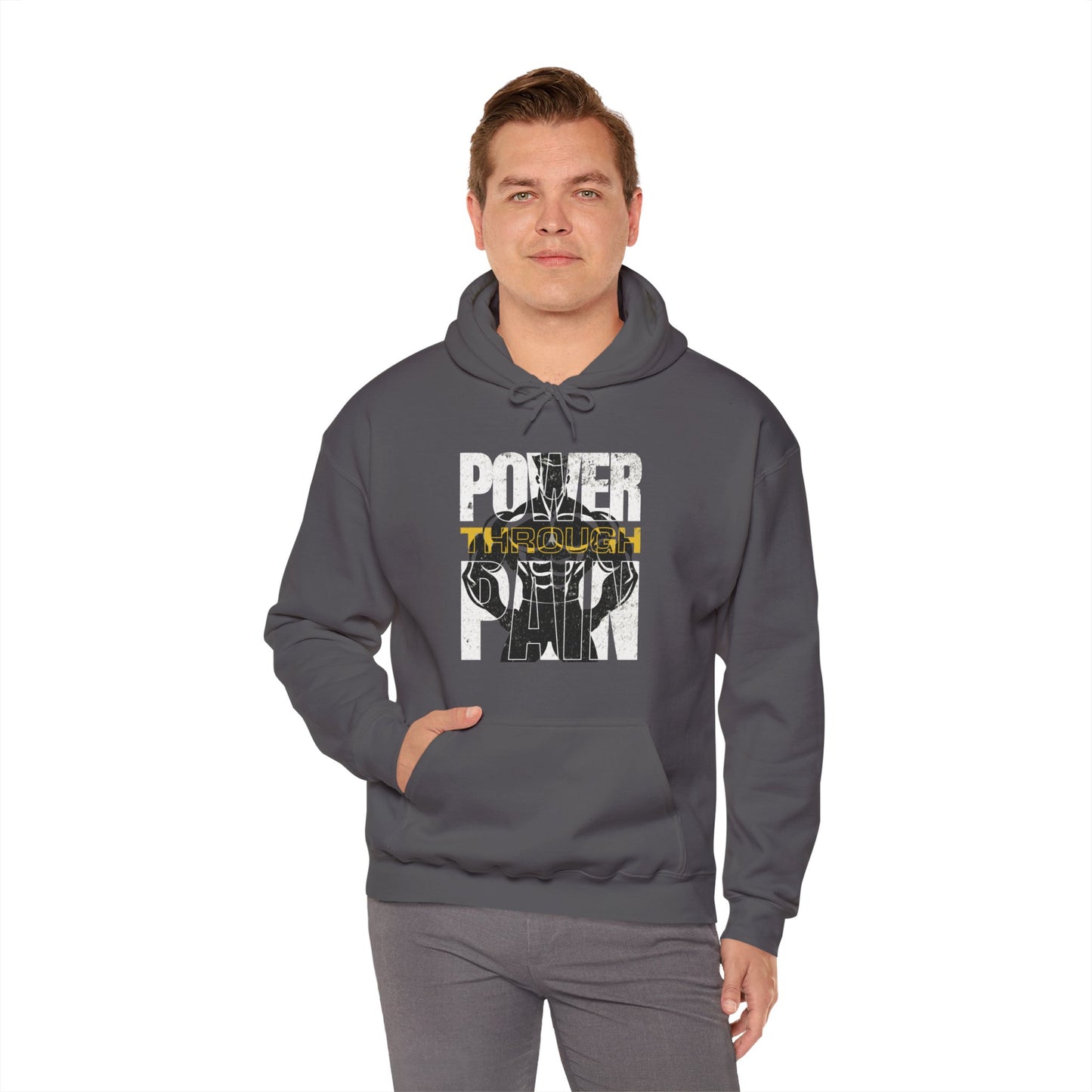 Power Through Pain Gym Hoodie