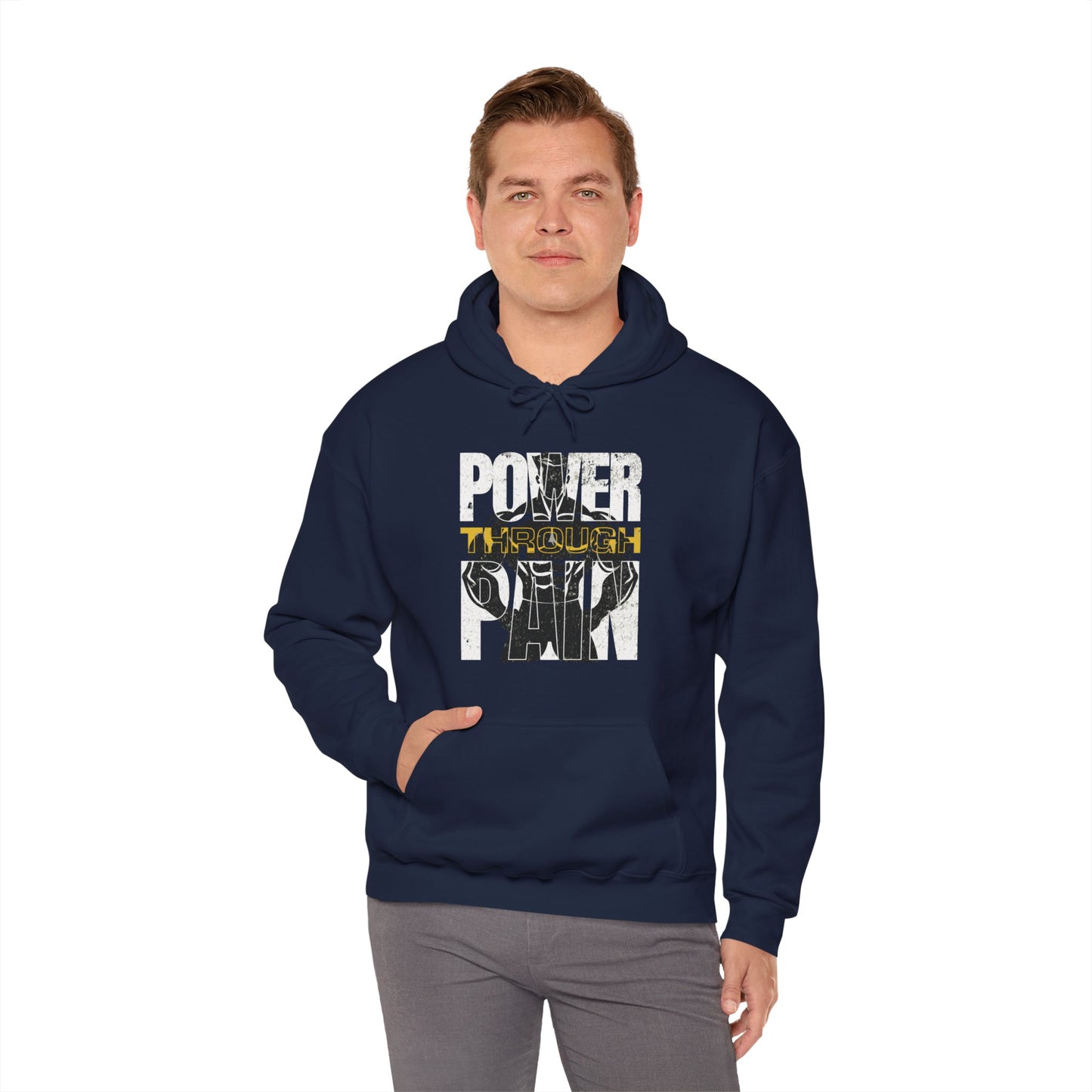 Power Through Pain Gym Hoodie