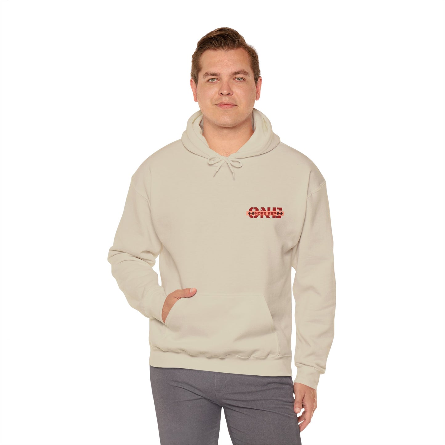 "Stronger whit every rep, One More Rep" Hoodie