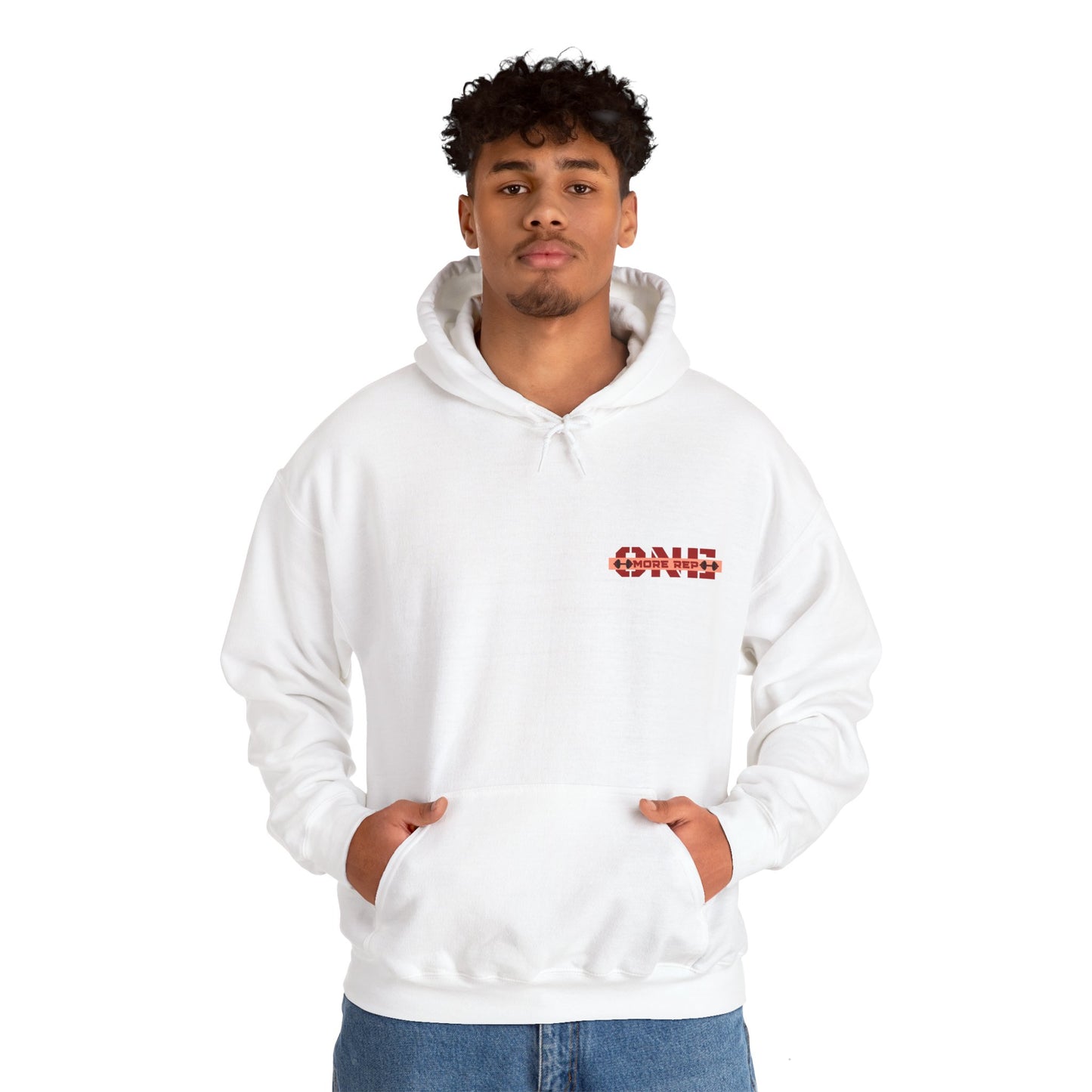 "Stronger whit every rep, One More Rep" Hoodie