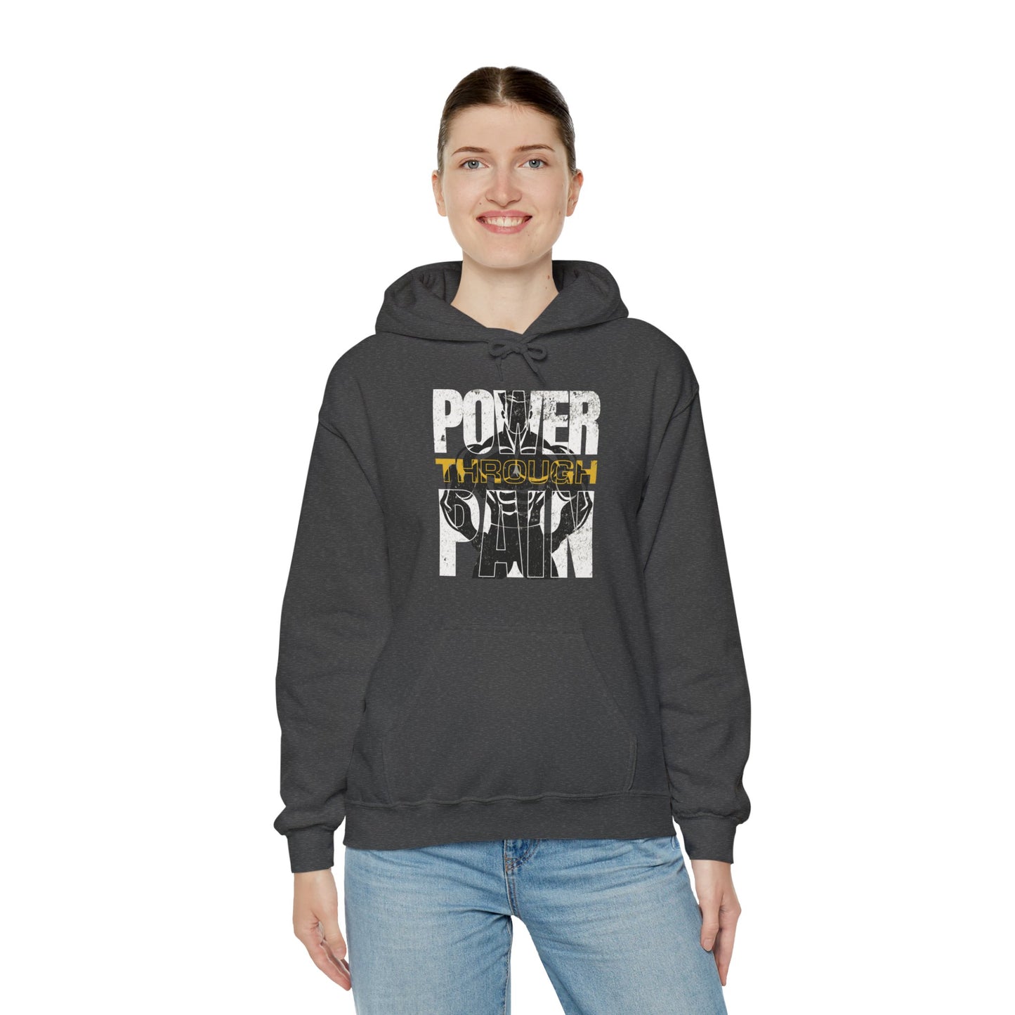 Power Through Pain Gym Hoodie