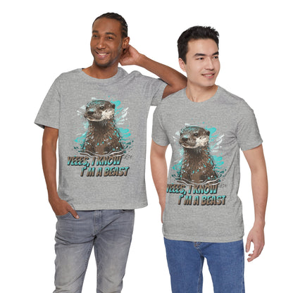 Camiseta de Nutria, Camiseta personalizada y divertida, Amante de los animales