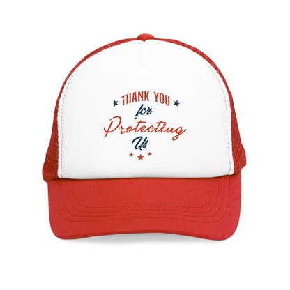 Gorra de Malla "Thank you for protecting us"