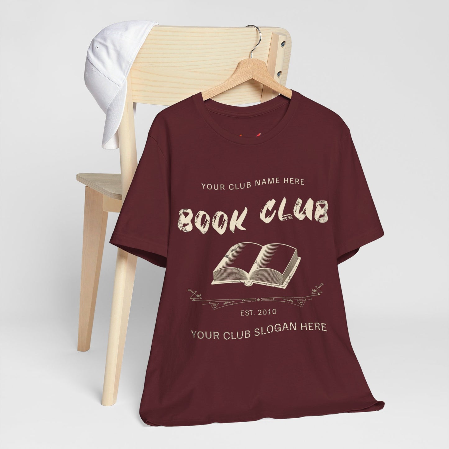 Camiseta del Club de Lectura, Regalo Personalizado con Nombre del Club, Camiseta Personalizada de Libro, Camiseta Unisex del Club de Lectura