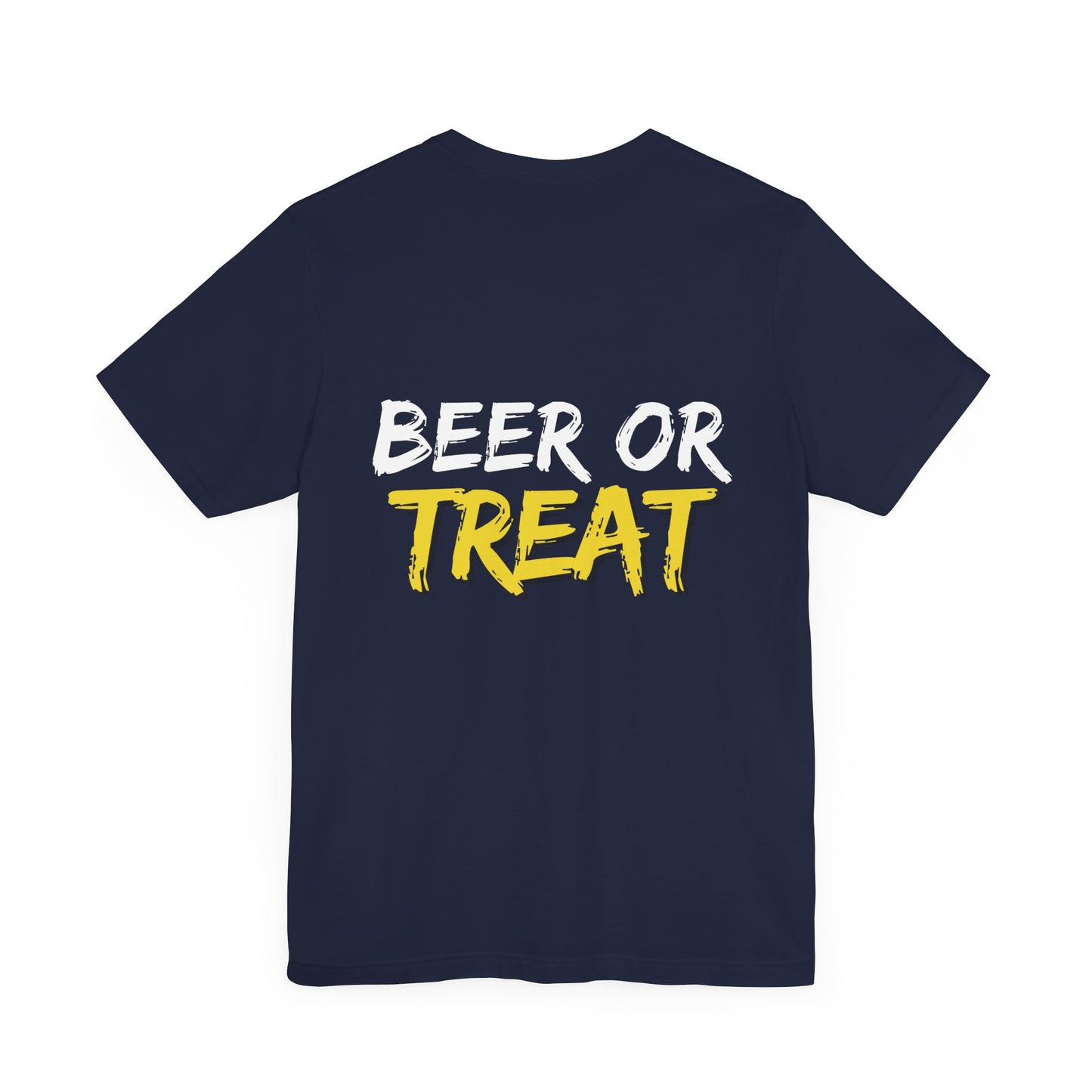 Camiseta de fantasma para Halloween  "Beer or Treat"