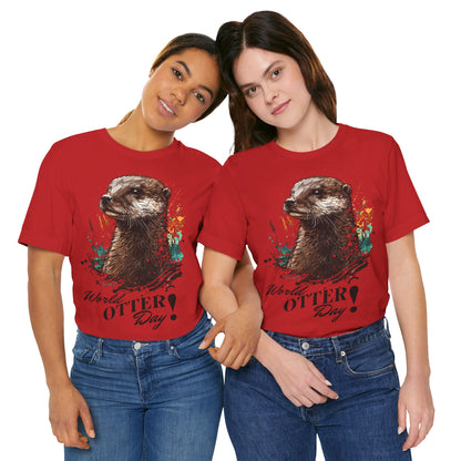 Día Mundial de la Nutria, Camiseta Divertida de Nutria, Amante de las Nutrias, Amante de los Animales, Regalo Camiseta de Nutria