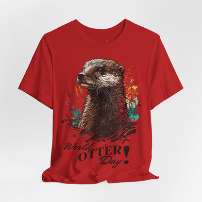 Día Mundial de la Nutria, Camiseta Divertida de Nutria, Amante de las Nutrias, Amante de los Animales, Regalo Camiseta de Nutria