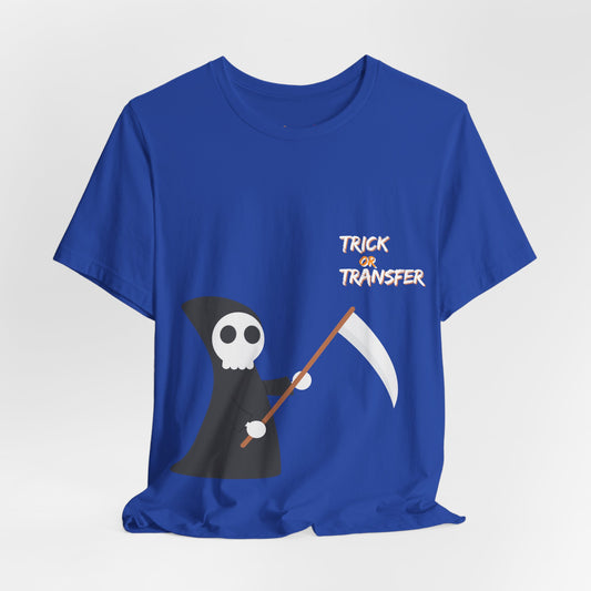 Camiseta de Halloween divertida, Trick or Transfer, Happy Halloween