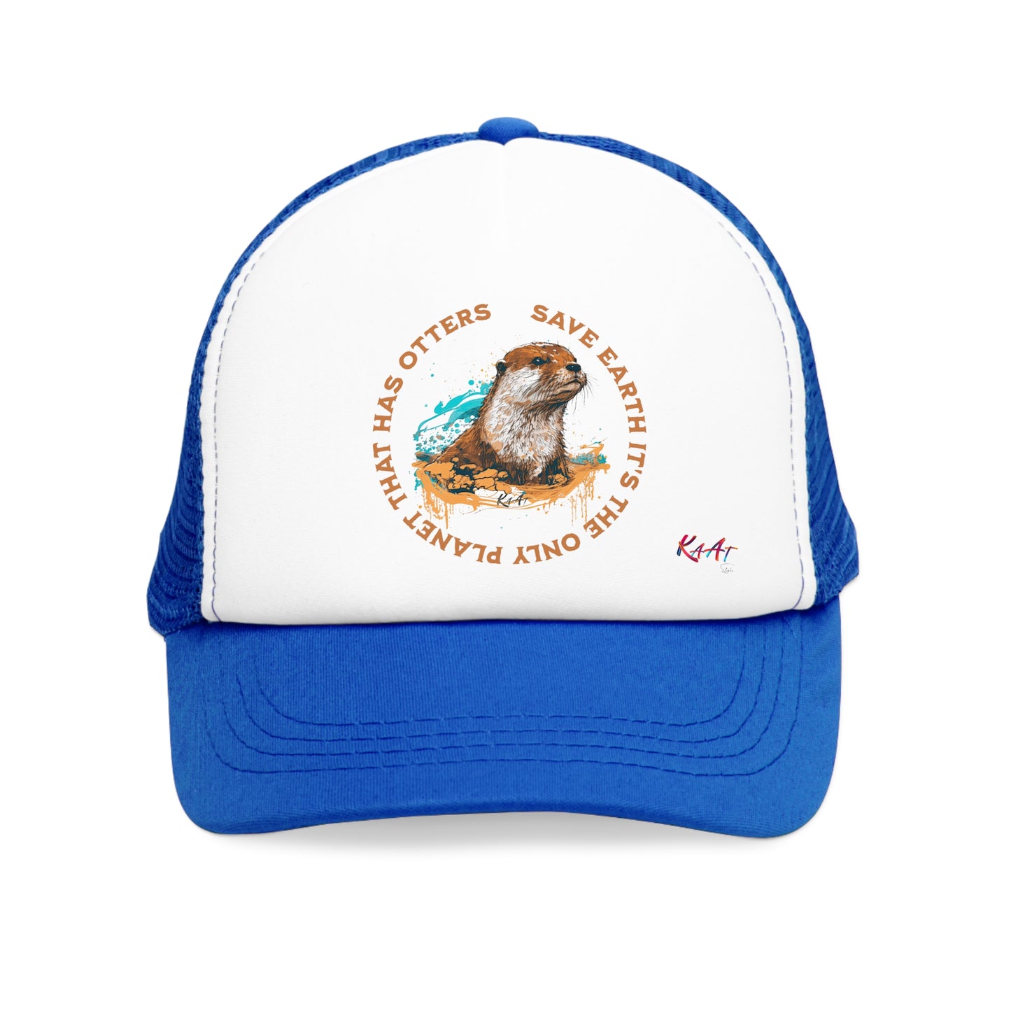 Gorra de malla de Nutria,  Día de la Nutria, Salvemos la tierra es el único planeta donde hay Nutrias, Amante de los Animales