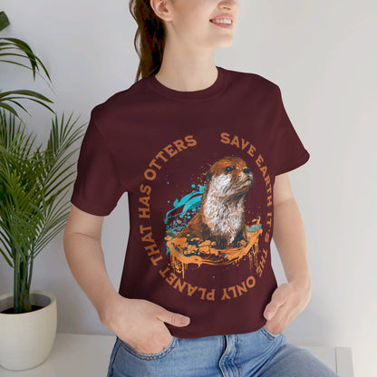 Camiseta de Nutria,  Camiseta Divertida de Nutria, Regalo para Amantes de las Nutrias, Amantes de los Animales