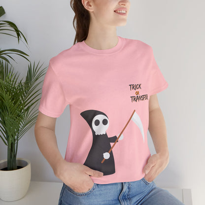 Camiseta de Halloween divertida, Trick or Transfer, Happy Halloween