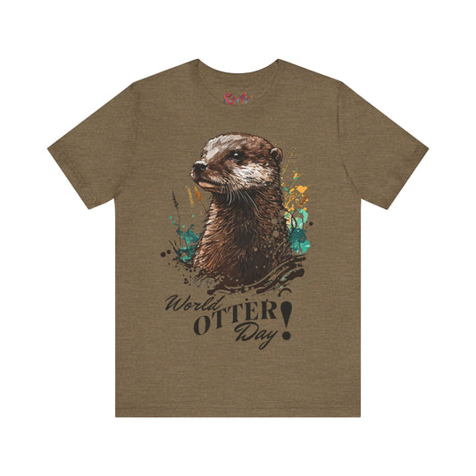 Día Mundial de la Nutria, Camiseta Divertida de Nutria, Amante de las Nutrias, Amante de los Animales, Regalo Camiseta de Nutria