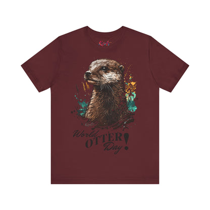 Día Mundial de la Nutria, Camiseta Divertida de Nutria, Amante de las Nutrias, Amante de los Animales, Regalo Camiseta de Nutria