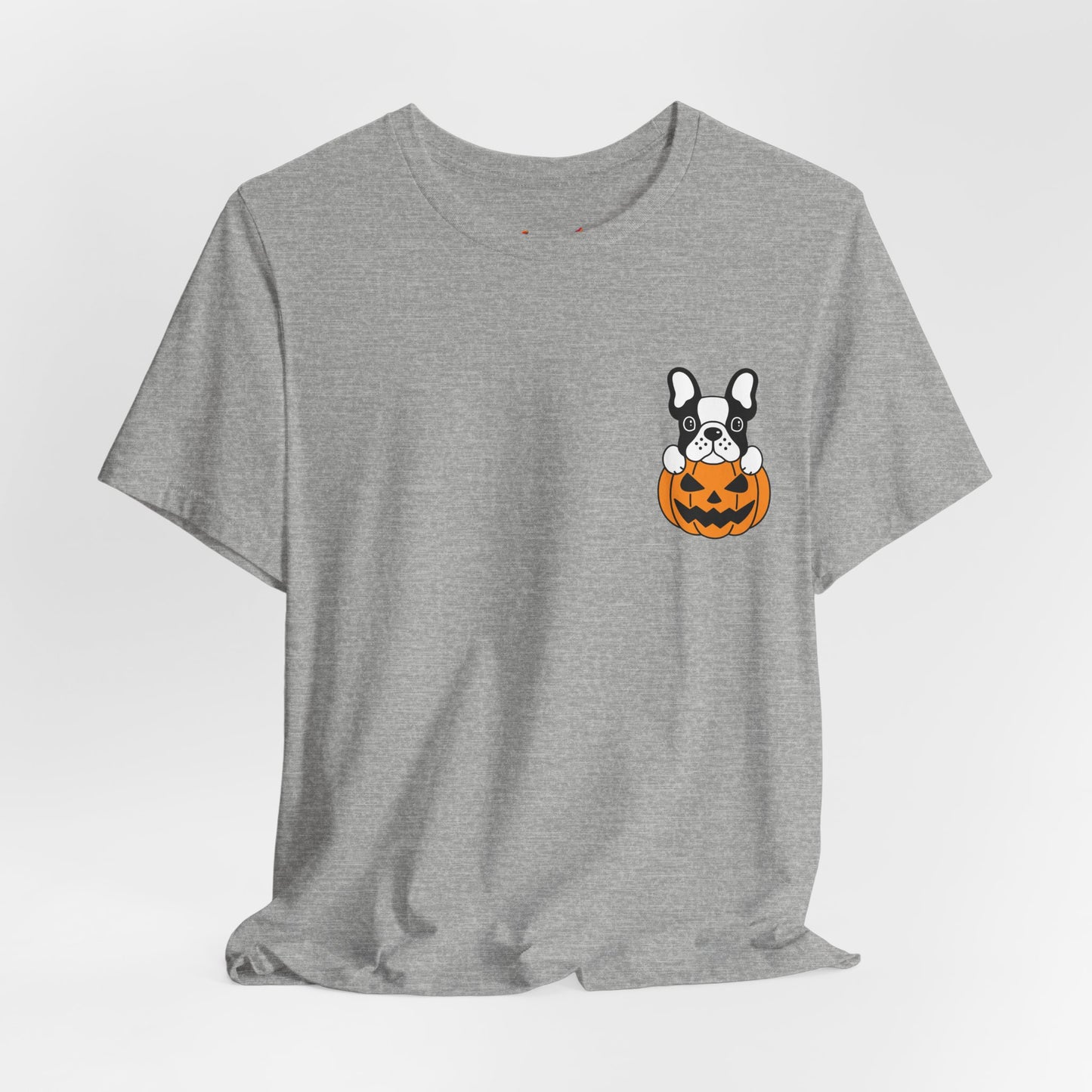 Camiseta divertida de perrito y calabaza para Halloween