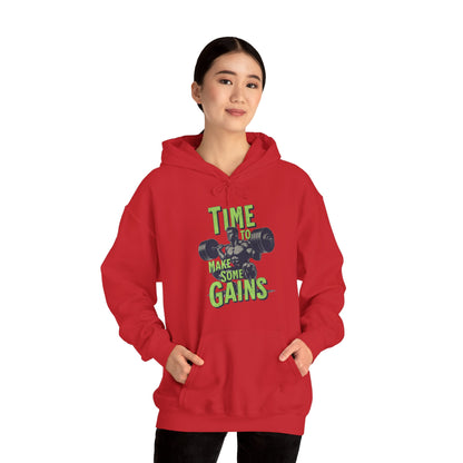 Sudadera con capucha "Time to make some Gains" para el Gym