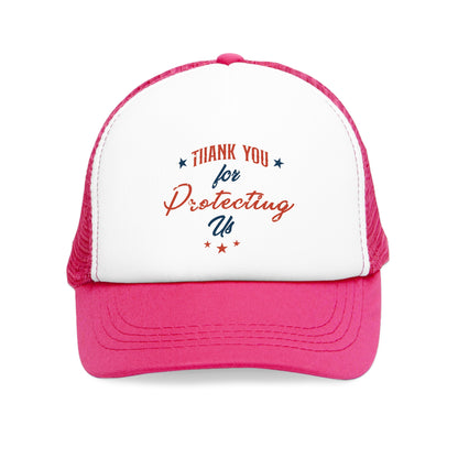 Gorra de Malla "Thank you for protecting us"