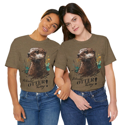 Día Mundial de la Nutria, Camiseta Divertida de Nutria, Amante de las Nutrias, Amante de los Animales, Regalo Camiseta de Nutria