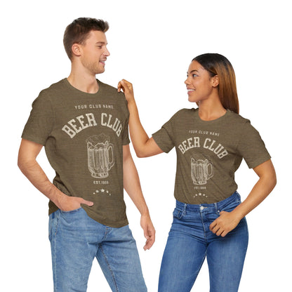 Camiseta Club de las bebidas, Camiseta Club de la Cerveza, Regalo Personalizado