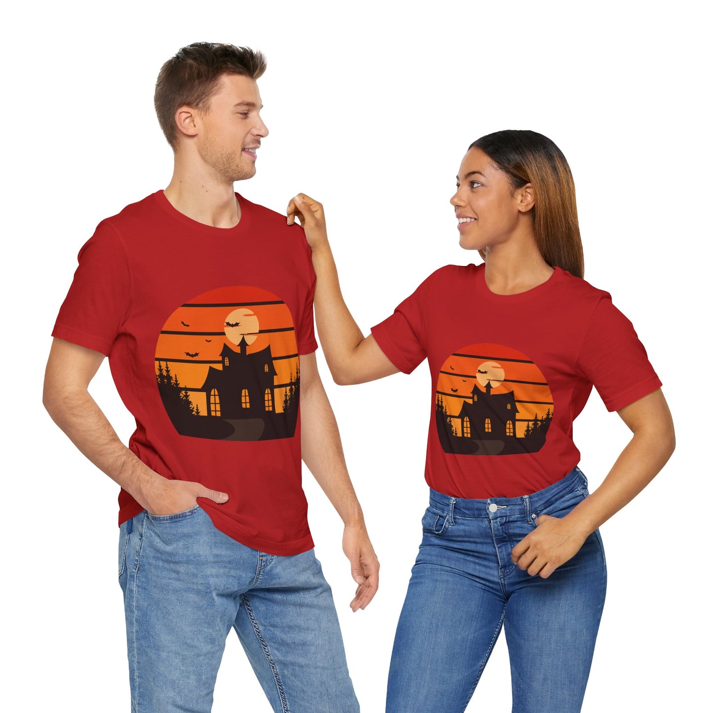 Camiseta de Halloween,  Casa Terrorífica, Casa embrujada