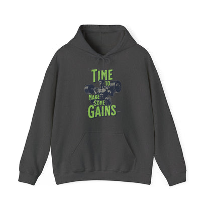 Sudadera con capucha "Time to make some Gains" para el Gym