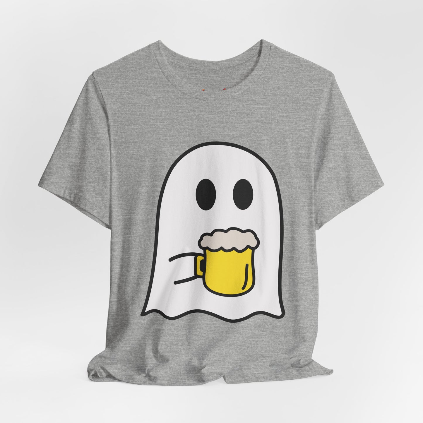 Camiseta Divertida de Halloween, Funny  Ghost, Beer Lovers