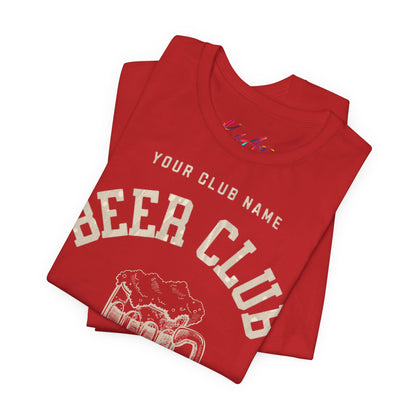 Camiseta Club de las bebidas, Camiseta Club de la Cerveza, Regalo Personalizado