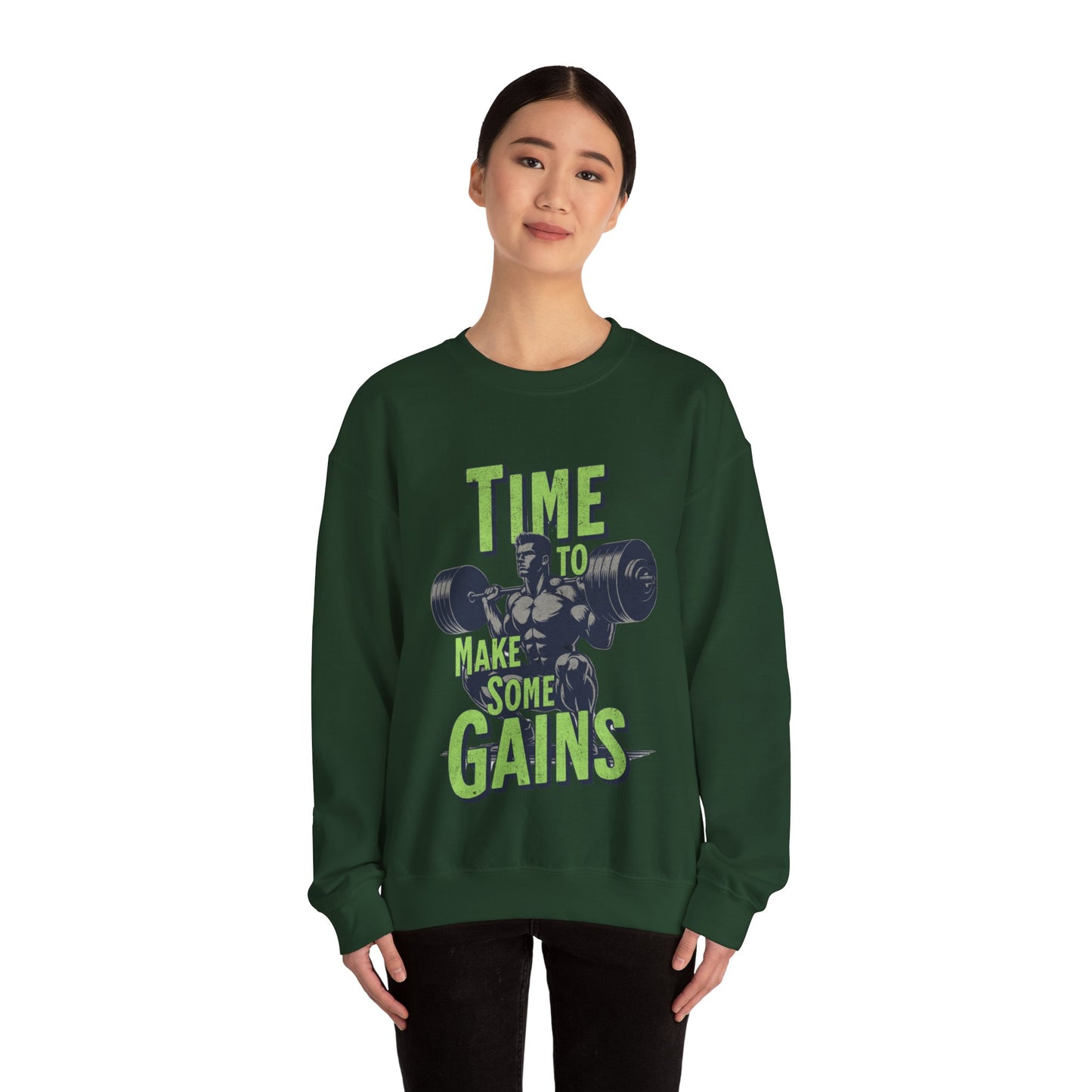 Sudadera "Time to make some Gains" para el Gym