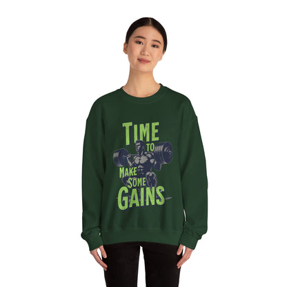 Sudadera "Time to make some Gains" para el Gym