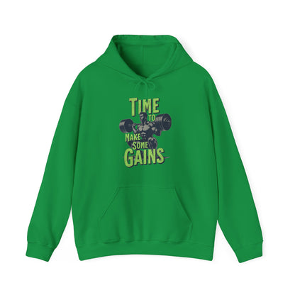 Sudadera con capucha "Time to make some Gains" para el Gym