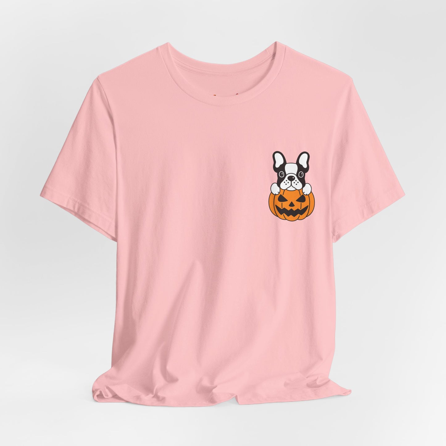 Camiseta divertida de perrito y calabaza para Halloween