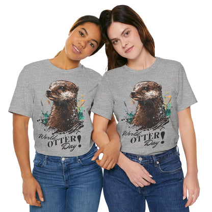 Día Mundial de la Nutria, Camiseta Divertida de Nutria, Amante de las Nutrias, Amante de los Animales, Regalo Camiseta de Nutria