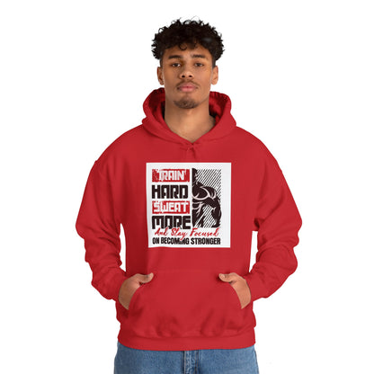 "Train Hard Sweat More" Gym Hoodie