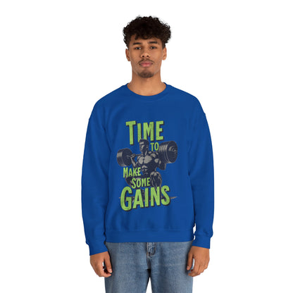 Sudadera "Time to make some Gains" para el Gym