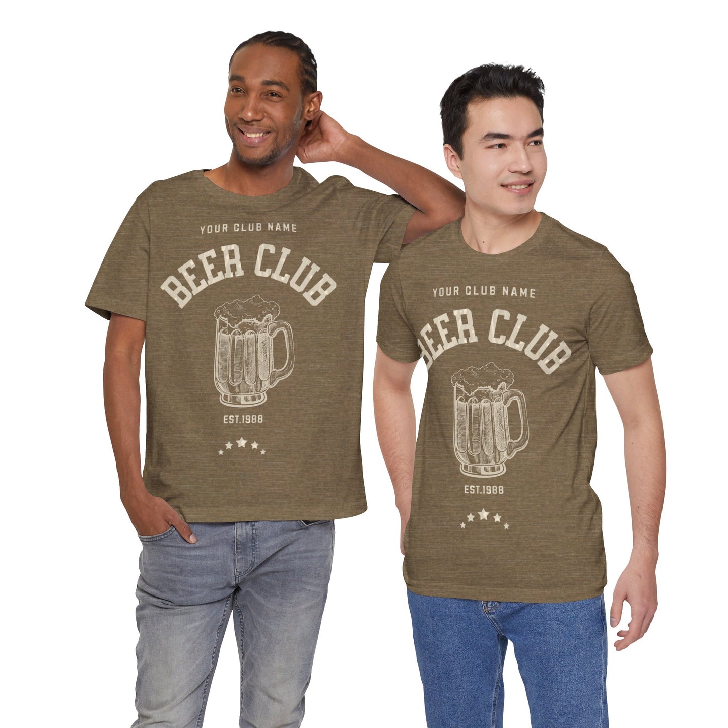 Camiseta Club de las bebidas, Camiseta Club de la Cerveza, Regalo Personalizado