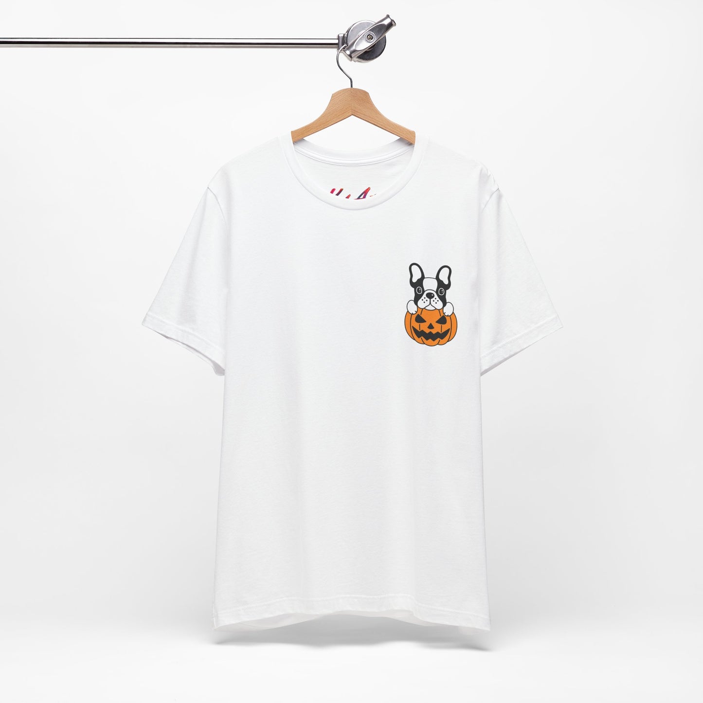 Camiseta divertida de perrito y calabaza para Halloween