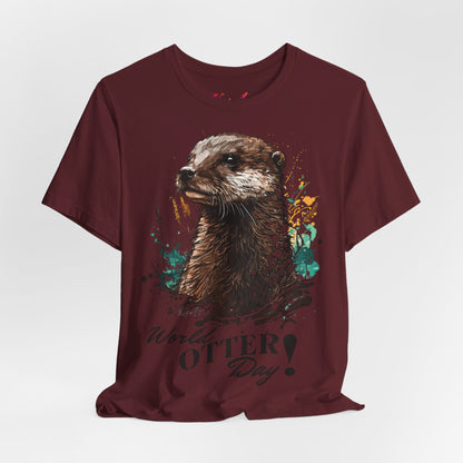 Día Mundial de la Nutria, Camiseta Divertida de Nutria, Amante de las Nutrias, Amante de los Animales, Regalo Camiseta de Nutria