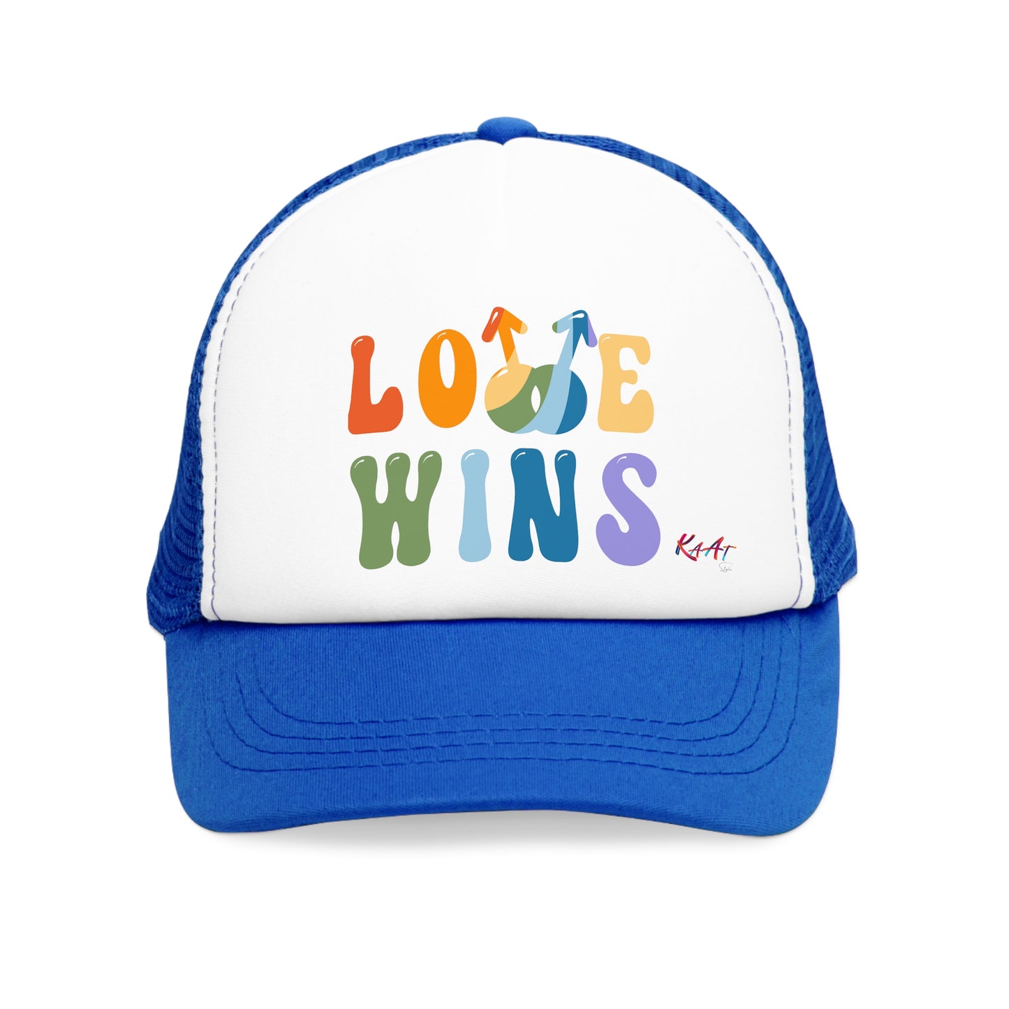 Gorra de malla Unisex inspirada en el PRIDE, El Amor Gana