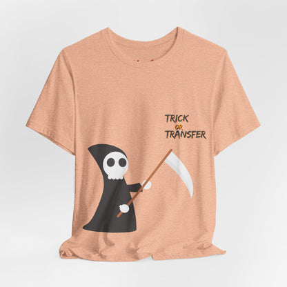 Camiseta de Halloween divertida, Trick or Transfer, Happy Halloween