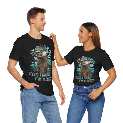 Camiseta de Nutria, Camiseta personalizada y divertida, Amante de los animales