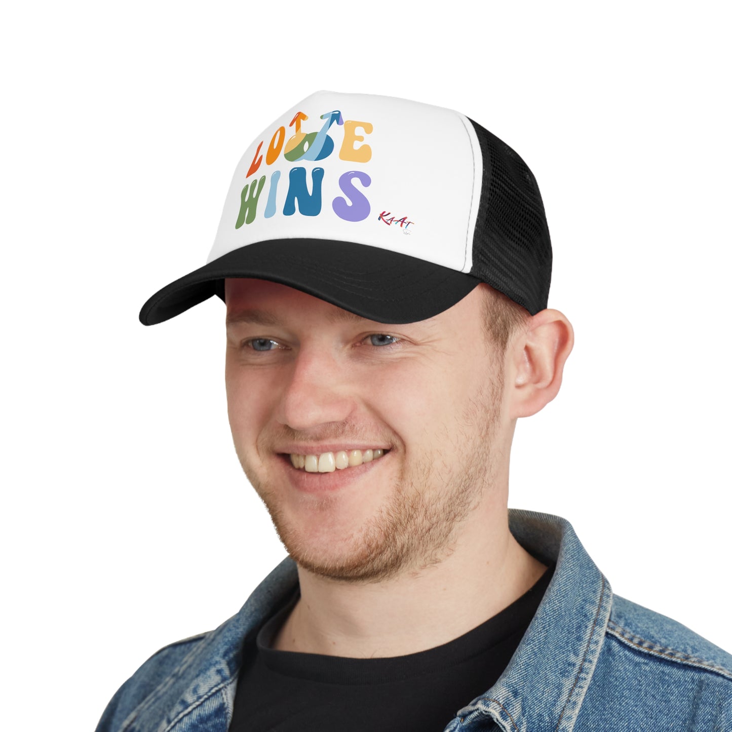 Gorra de malla Unisex inspirada en el PRIDE, El Amor Gana