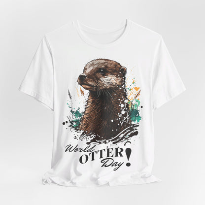 Día Mundial de la Nutria, Camiseta Divertida de Nutria, Amante de las Nutrias, Amante de los Animales, Regalo Camiseta de Nutria